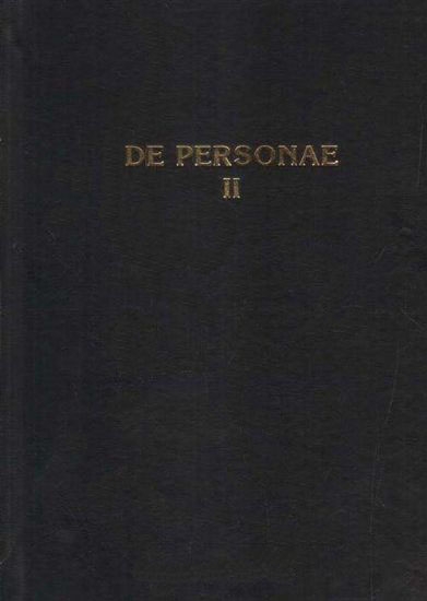 De Personae / О Личностях. Том II