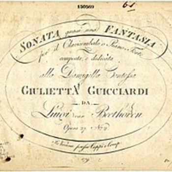 Piano Sonata No. 14, Op. 27, No. 2, «Moonlight»