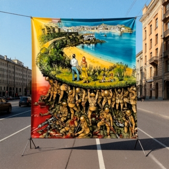 За спиной