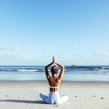 Morning Meditation Mantra by the Ocean