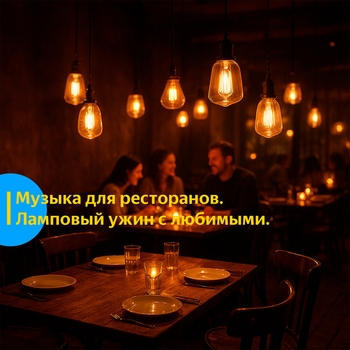 Музыка для ресторанов. Ламповый ужин с любимыми. vol 1