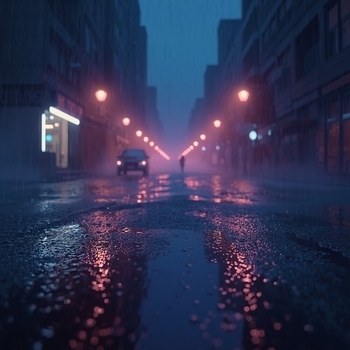 Дождливый вечер – спокойная атмосфера